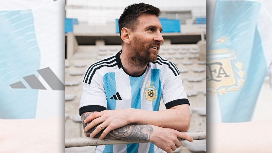 Messi con la celeste y blanca ya piensa en Qatar 2022