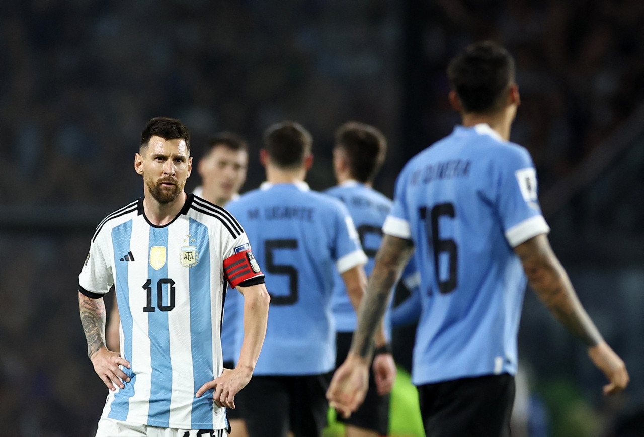 Lionel Messi; Argentina vs Uruguay. Foto: Reuters